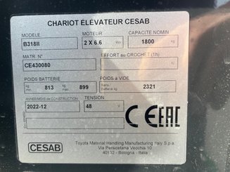 Chariot élévateur électrique CESAB B318II - 4