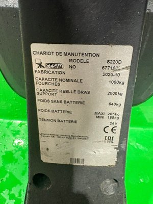 Gerbeur accompagnant CESAB S220D