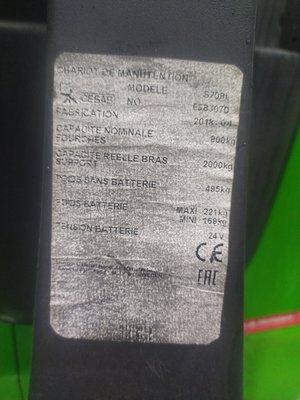 Gerbeur accompagnant CESAB S208L