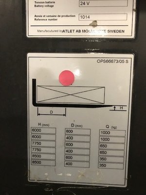 Préparateur de commande moyenne et haute levée Nissan OPS100