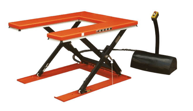 Manutention légère & ergonomie - Table élévatrice - HU1000/380V - extra plate en U