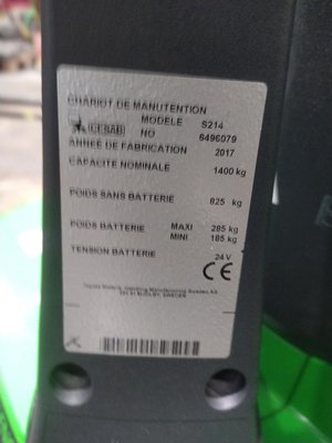 Gerbeur accompagnant CESAB S214 4755T