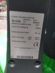 Gerbeur accompagnant CESAB S214 4755T - 2