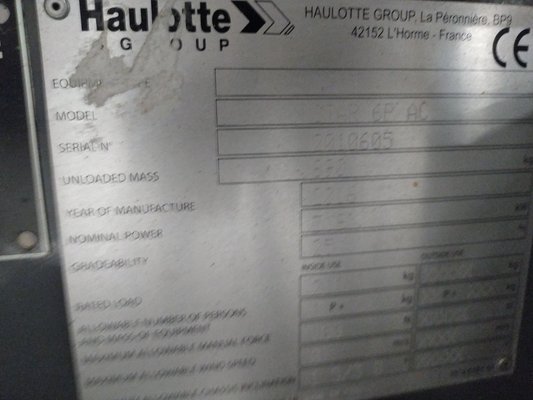 Nacelle à mât vertical Haulotte STAR 6 PICKING