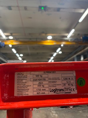 Gerbeurs électriques manuels Logitrans ELFRRM1001/1750/6/P/P