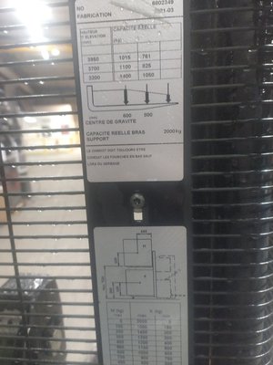 Gerbeur à plate-forme rabattable CESAB S314L