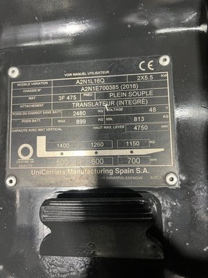 Gerbeur à plate-forme rabattable Toyota staxio SPE200D