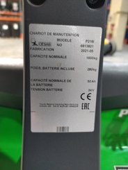 Transpalette accompagnant CESAB P216i - 2