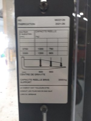Gerbeur à plate-forme rabattable CESAB S312L