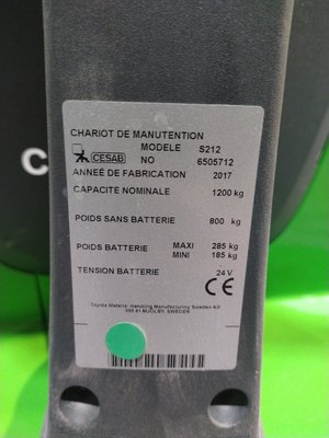 Gerbeur accompagnant CESAB S212
