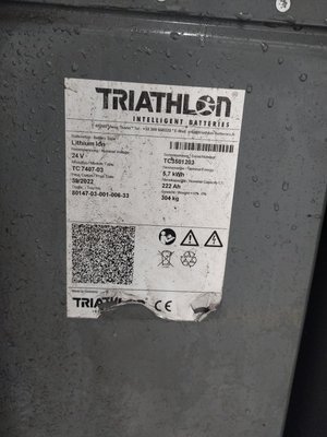 Batterie Triathlon Batterie Lithium + chargeur 