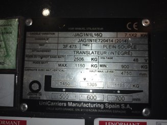 Chariot élévateur électrique UniCarriers TX4.16 - 2
