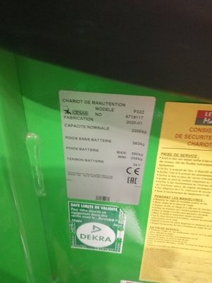 Transpalette porté debout CESAB P322