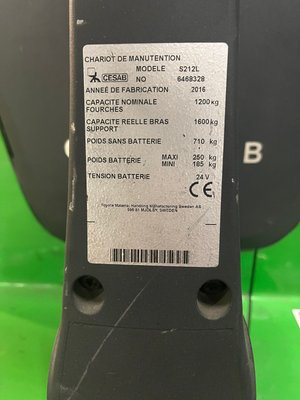 Gerbeur accompagnant CESAB S212L