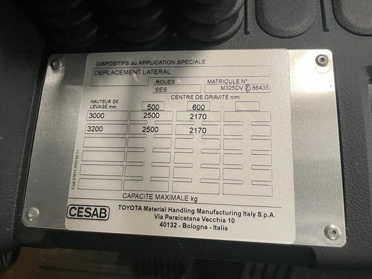 Chariot élévateur diesel CESAB M325DV