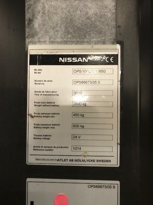 Préparateur de commande moyenne et haute levée Nissan OPS100